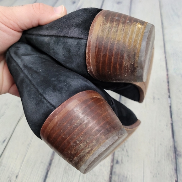 SAM EDELMAN | Petty suede leather side zip ankle boots - Picture 8 of 12